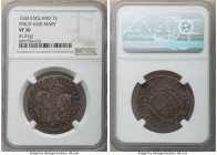 Philip II of Spain & Mary (1554-1558) Shilling 1554 VF30 NGC, Tower mint, S-2500, N-1967. 6.31gm. A sought-after type, bearing the facing busts of Phi...