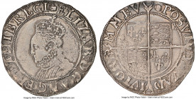 Elizabeth I (1558-1603) Shilling ND (1592-1595) AU53 NGC, Tower mint, Tun mm, Sixth issue, S-2577. 6.11gm. A highly presentable offering showcasing gu...