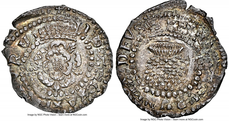 James I 1/2 Groat (2 Pence) ND (1604-1605) MS64 NGC, Tower mint, Second coinage,...