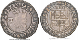 James I 6 Pence 1611 XF45 NGC, Tower mint, Mullet mm, Second coinage, KM48, S-2658. 2.87gm. A scintillating representative of the type boasting modera...