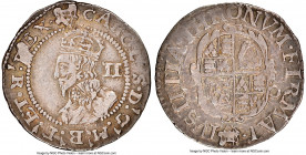 Charles I 1/2 Groat (2 Pence) ND (1633-1634) AU50 NGC, Tower mint (under Charles I), Portcullis mm, S-2829. 1.00gm. Lightly iridescent against traces ...