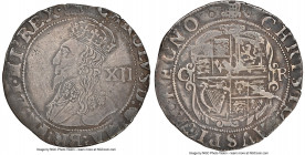 Charles I Shilling ND (1633-1634) VF30 NGC, Tower mint (under Charles I), Portcullis mm, S-2789. 6.05gm. Visually engaging as a type in part due to th...