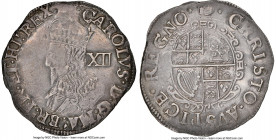 Charles I Shilling ND (1636-1638) AU Details (Cleaned) NGC, Tower mint (under Charles I), Tun mm, S-2791. 5.82gm. Exceedingly sharp central devices po...