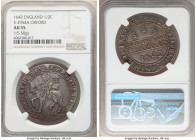 Charles I 1/2 Crown 1642 AU55 NGC, Oxford mint, Plume mm, S-2954A. 15.50gm. A modestly circulated specimen retaining the majority of its original deta...