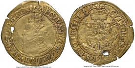 Charles I gold Crown ND (1625) VF (Planchet Cracks), Tower mint (under Charles I), Lis mm, S-2709. 22mm. 2.04gm. A more circulated representative disp...