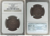 Commonwealth Shilling 1652 VF20 NGC, Tower mint, Sun mm, KM390.1, S-3217, ESC-103 (prev. ESC-985), N-2724. Moderately circulated, presenting ample det...