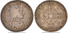 Charles II Crown 1672 VF25 NGC, KM435, S-3358. A circulated survivor retaining glints of residual luster beneath a soft patina. 

HID09801242017

© 20...