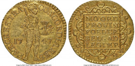 Utrecht. Provincial gold Ducat 1747 MS61 NGC, KM7.4, Fr-284. 3.45gm. Soundly struck with toned surfaces.

HID09801242017

© 2020 Heritage Auctions | A...