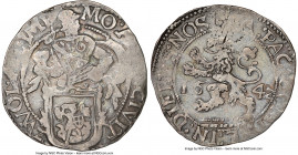 Zwolle. Provincial 1/2 Lion Daalder 1642 VF30 NGC, KM45. An elusive denomination, the example offered presenting deeply engraved motifs and gunmetal s...