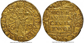 Zwolle. Provincial gold Ducat 1639 AU Details (Edge Filing) NGC, KM34. 3.19gm. An early date in this long-running series, presenting a precise strike ...