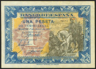 1 Peseta. 1 de Junio de 1940. Serie C. (Edifil 2021: 441a). Apresto original. SC-.