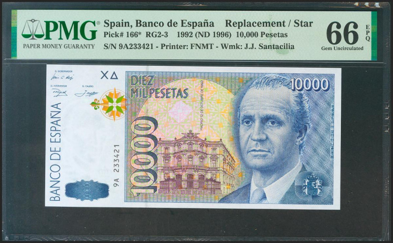 10000 Pesetas. 12 de Octubre de 1992. Serie especial 9A. (Edifil 2021: 485b, Pic...