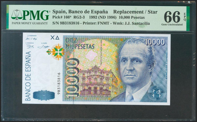 10000 Pesetas. 12 de Octubre de 1992. Serie especial 9B. (Edifil 2021: 485b, Pic...