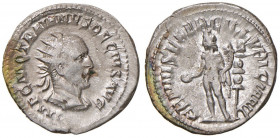 Traiano Decio (249-251) Antoniniano - Busto radiato a d. - R/ Genio stante a s. - RIC 16c MI (g 4,18)
qSPL