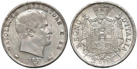 Napoleone (1805-1814) MILANO 2 Lire 1811 Puntali aguzzi, cifre 1 su 0 - Gig. 131a AG (g 10,00)
SPL+/qFDC