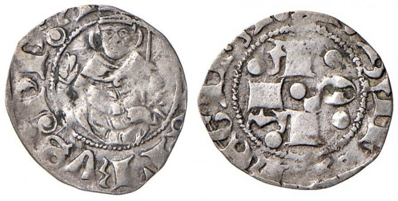 L’AQUILA Giovanna II d’Angiò Durazzo (1414-1435) Bolognino - MIR 62 AG (g 0,43) ...