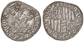 L’AQUILA Alfonso I d’Aragona (1442-1458) Carlino senza sigla - Vall-Llosera 22 AG (g 3,43) RR Modesta porosità e macchie
SPL
