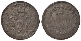 CORTE Repubblica Corsa (1762-1768) 4 Soldi 1767 - CNI 26 MI (g 2,22) R Bella conservazione per il tipo
qSPL