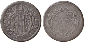 FIRENZE Pietro Leopoldo (1765-1790) Soldo 1780 - MIR 393/2 CU (g 2,19) RR
MB