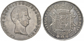 FIRENZE Leopoldo II (1824-1859) Francescone 1858 - MIR 449/4 AG (g 27,24) Colpetto al bordo
BB