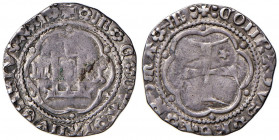 GENOVA Tommaso di Campofregoso (1436-1442) Grosso - MIR 77 AG (g 2,57) R Ossidazione al D/
BB