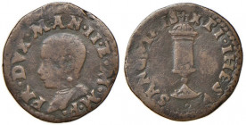 MANTOVA Francesco III Gonzaga (1540-1550) Quattrino con la pisside - MIR 502 CU (g 1,30)
qBB