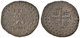 MANTOVA Ferdinando Gonzaga (1612-1626) Casale - Grosso - MIR (Casale) 338 MI (g 1,28) Molto poroso 
B