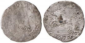 MASSA DI LUNIGIANA Alberigo Cybo Malaspina (1559-1568) Cervia 1617 - MIR 314 MI (g 1,89) R Piccola frattura del tondello, metallo poroso
BB