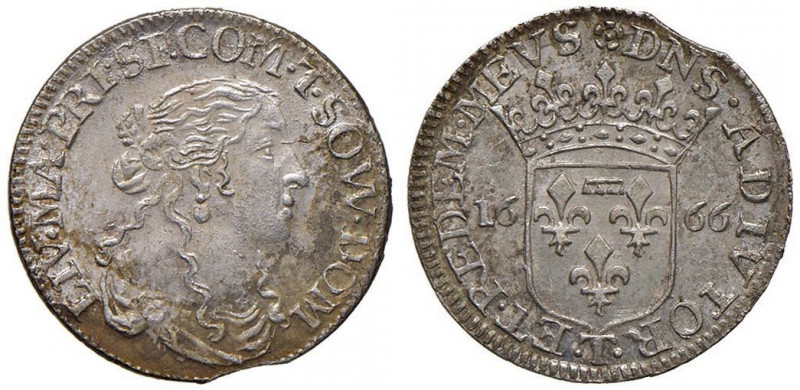 TASSAROLO Livia Centurioni Oltremarini (1658-1667) Luigino 1666 - MIR 995 AG (g ...