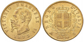 Vittorio Emanuele II (1861-1878) 20 Lire 1873 M - Nomisma 861 AU Insignificanti segnetti da contatto al D/ ma splendido esemplare
FDC