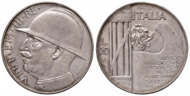Vittorio Emanuele III (1900-1946) 20 Lire 1928 Elmetto - Nomisma 1093 AG Insignificanti segnetti al D/ ma esemplare di conservazione eccezionale
FDC