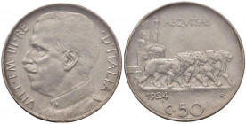 Vittorio Emanuele III (1900-1946) 50 Centesimi 1924 L - Nomisma 1239 NI RRR Sigillata SPL+ da Marco Esposito
SPL+