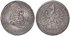 AUSTRIA Leopoldo I (1657-1705) 2 Talleri - KM 1119.1; Dav. 3247 AG (g 56,33) Minimo colpetto al bordo
BB+