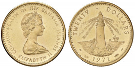 BAHAMAS Elisabetta II (1952-) 20 Dollars 1971 - KM 28 AU (g 8,13)
SPL/FDC
