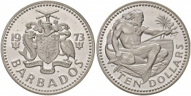 BARBADOS 10 Dollari 1973 - KM 17a AG (g 38,17)
FS