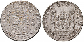 BOLIVIA Carlos III (1759-1788) 8 Reales 1770 Potosi - Cal. 1168; KM 50 AG (g 26,58)
BB