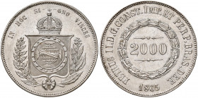 BRASILE Pedro II (1831-1889) 2.000 Reis 1865 - KM 466 AG (g 25,48)
SPL+