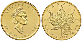 CANADA 50 Dollari 1999 - KM 191 AU (g 31,20) Lucidata
FDC