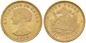 CILE 100 Pesos 1926 - Fr. 54 AU (g 20,32) Minimi graffietti da contatto
FDC