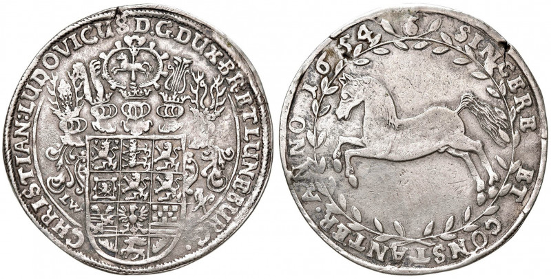 GERMANIA Braunschweig und Lüneburg - Christian Ludwig (1648-1665) Reichstaler 16...