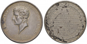 MEDAGLIE NAPOLEONICHE Napoleone Premier (1799-1804) Medaglia 1800 A BONAPARTE REEDIFICATEUR DE LYON. - Opus: Mercié - AG (g 46,64 - Ø 44mm) Macchie ne...