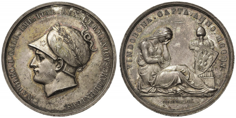 MEDAGLIE DI ETA’ NAPOLEONICA Medaglia 1805 Conquista di Vienna - Opus: Manfredin...