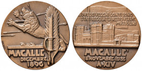 MEDAGLIE FASCISTE Medaglia 1935 A. XIV Presa di Macallè - Opus: Monti - AE (g 37,82 - Ø 45 mm)
FDC