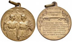 TRIESTE Medaglia 1918 Occupazione di Trieste - AE (g 11,95 - Ø 30 mm)
qFDC