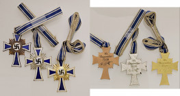 GERMANIA Croce 1938 - Lotto di tre croci come da foto, datate 16 dicembre 1938. Con nastrino
FDC