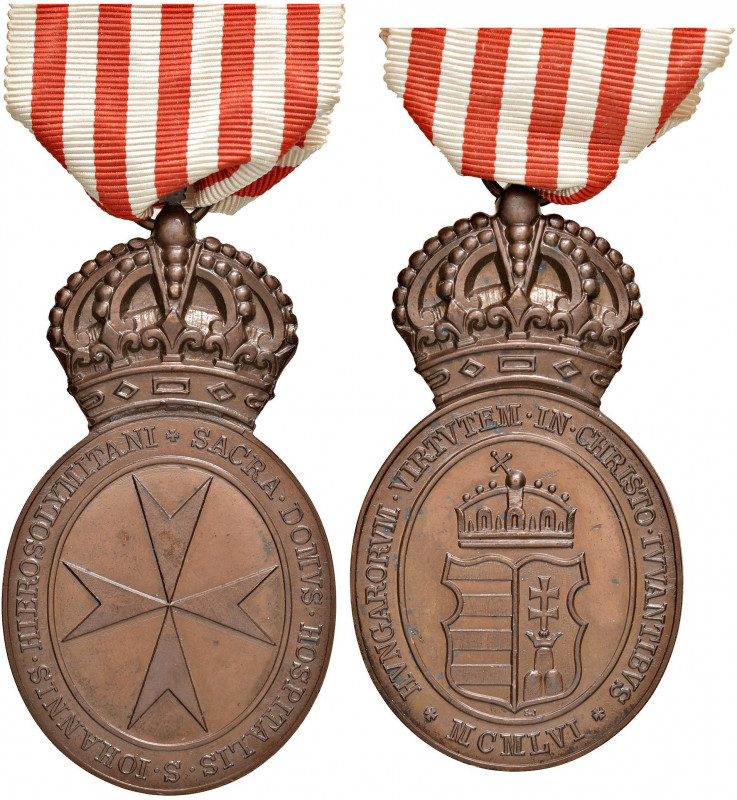 UNGHERIA Medaglia 1956 ai cavalieri di Malta - AE (g 41,55 - Ø 36 x 60 mm)
FDC