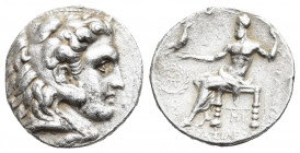 SELEUKID KINGDOM. Seleukos I Nikator (312-281 BC). Tetradrachm. Babylon I. In the name and types Alexander III 'the Great' of Macedon.
Obv: Head of H...