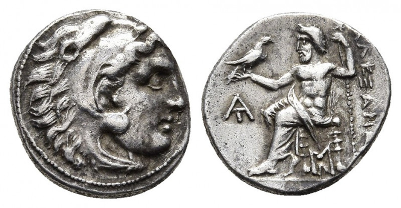 KINGS OF MACEDON. Alexander III 'the Great' (336-323 BC). Drachm. Uncertain mint...