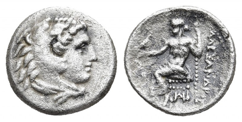 KINGS OF MACEDON. Alexander III 'the Great' (336-323 BC). Drachm. Sardeis.
Obv:...
