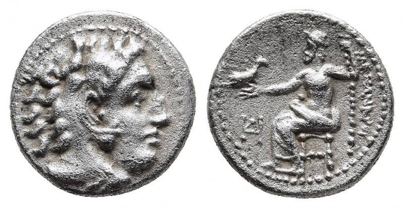 KINGS OF MACEDON. Alexander III 'the Great' (336-323 BC). Drachm. Lampsakos.
Ob...